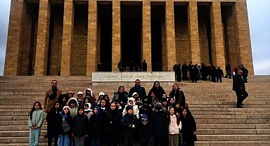 Bahçeşehirli öğrenciler Ankara'yı gezdi
