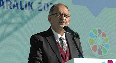 Bakan Özhaseki: "Burada 500'e yakın aktif fay hattı var ve her an her yede 4,5,6,7 şiddetinde deprem olabilir. Bir an önce konutlarımızı depreme dirençli yapmalıyız"