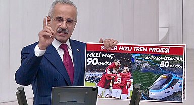 Bakan Uraloğlu: "Maç 90 dakika, Ankara-İstanbul arası 80 dakika"