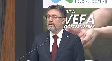 Bakan Yumaklı: "Su kayıplarının yüzde 25 oranına düşürülmesini hedefliyoruz"
