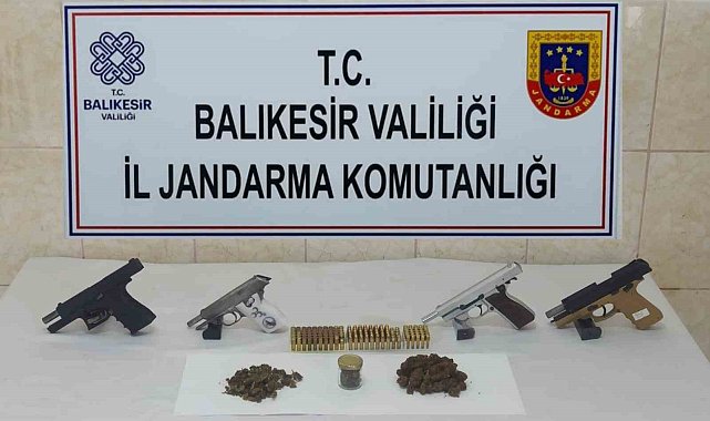 Balıkesir merkezli silah operasyonu: 17 gözaltı