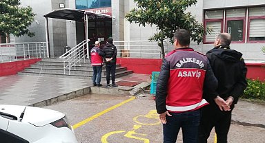Balıkesir'de 2 kablo hırsızı 9 dairenin elektrik kablosunu çaldı