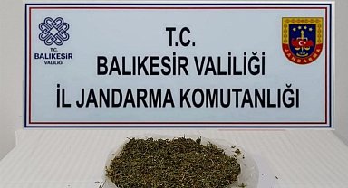 Balıkesir'de 2 şahsa uyuşturucu operasyonu