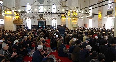 Balıkesir'de Filistinli vatandaşlar için dua edildi