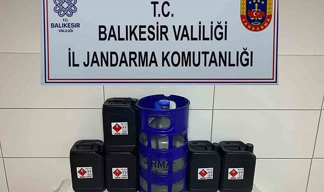 Balıkesir'de yılbaşı öncesi kaçak ve sahte alkol operasyonu