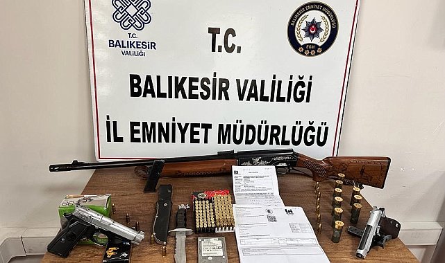 Bandırma ve Gönen'de tefecilik ve nitelikli hırsızlığa yönelik operasyon