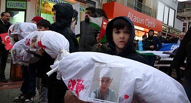 Bartın'da İsrail protestosu