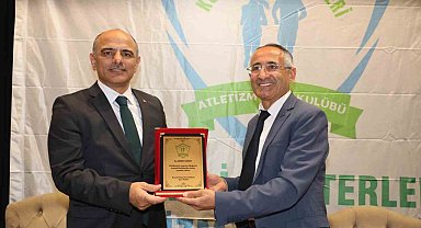 Başarılı atletizmciler yemekte bir araya geldi