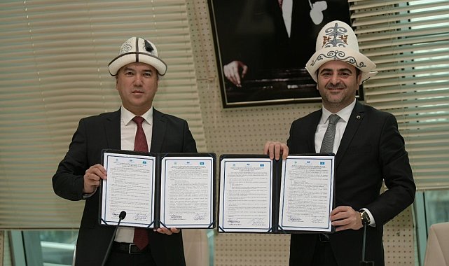 Başiskele ile Kırgızistan'ın Çolpon Ata kenti kardeş şehir oldu