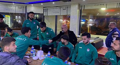 Başkan Altun'dan Kars 36 Spor'a destek yemeği