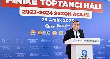 Başkan Böcek: "Finike'mize 690 milyon TL'lik yatırım yaptık"