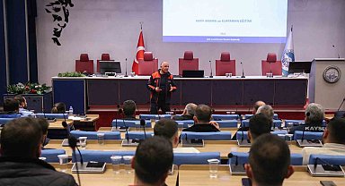 Başkan Büyükkılıç, AFAD Akrediteli Kentsel Arama Kurtarma Ekipleri Eğitimi'ne katıldı
