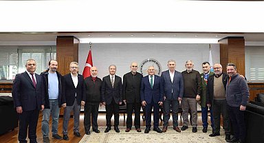 Başkan Büyükkılıç'a STK ve muhtarlardan ziyaret