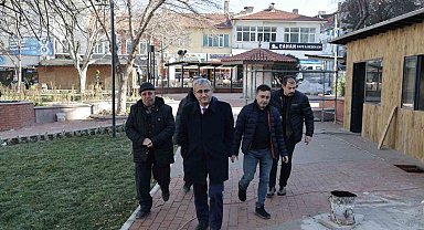 Başkan Işık, Küçük Park'taki çalışmaları inceledi