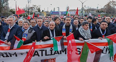 Başkan Murat Ercan Gazze direnişinin yanında