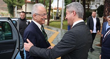 Başkan Oktay, Karayalçın'ı ağırladı