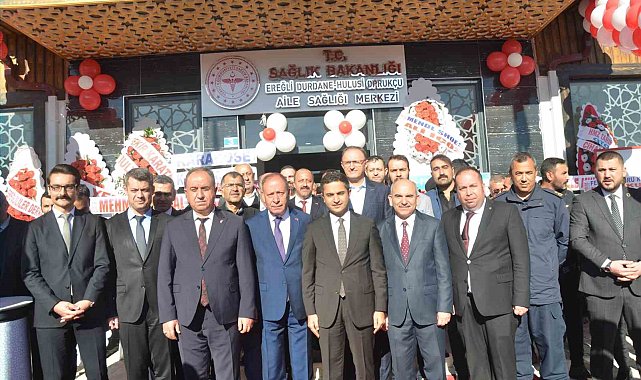 Başkan Oprukçu'nun ailesi adına yaptırdığı Aile Sağlığı Merkezi açıldı
