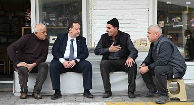 Başkan Orkan'dan esnaf ve vatandaşlara ziyaret