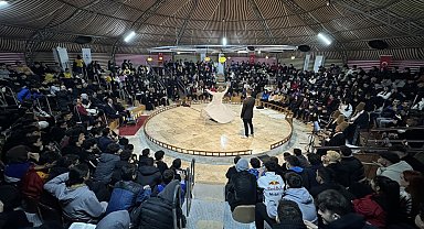 Başkan Örki liselilerle birlikte sema gösterisi izledi