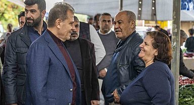 Başkan Seçer, pazarda vatandaşla buluştu