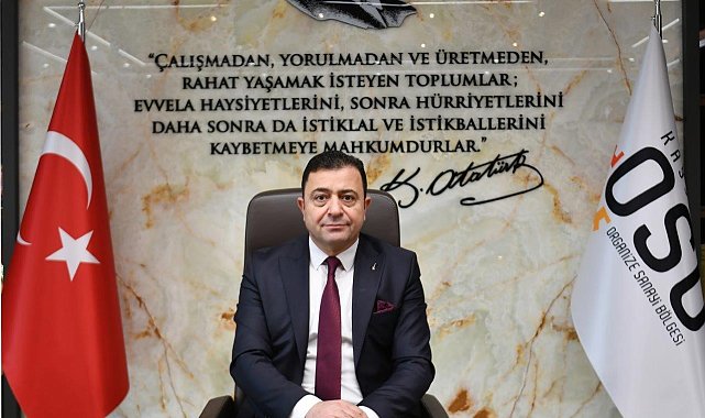 Başkan Yalçın'dan, OSB Yıldızları Listesinde Yer Alan Firmalara tebrik