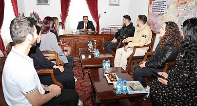 Başkan Yılmaz, üniversite öğrencilerine Toroslar'ın tarihi ve doğal güzelliklerini anlattı