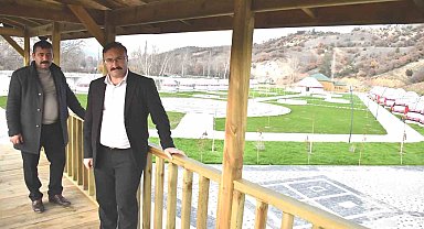 Belediye Başkanı Doğan, Atayurt Obasındaki çalışmaları yerinde inceledi