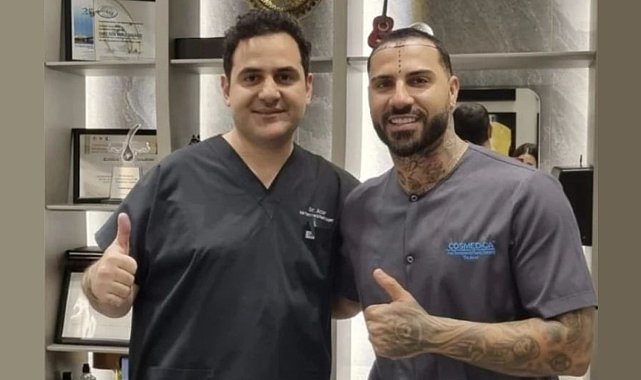 Beşiktaş'ın eski oyuncusu Quaresma, İstanbul'da saç ektirdi