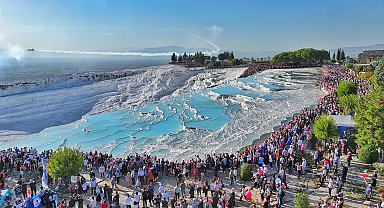 Beyaz cennet ziyaretçi rekoru kırdı