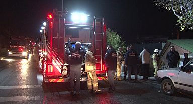 Beykoz'da çatıda çıkan yangın korkuttu