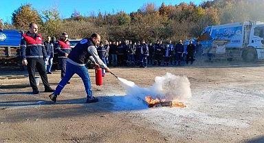 Biga Belediyesi personeline acil durum eğitimi verildi
