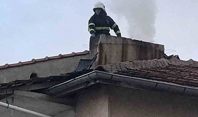 Bilecik'te baca yangını