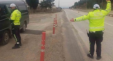 Bilecik'te trafik denetimleri yılbaşında da sürüyor