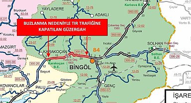 Bingöl - Elazığ karayolu tır trafiğine açıldı