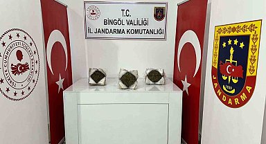 Bingöl'de 3 kilo esrar ele geçirildi