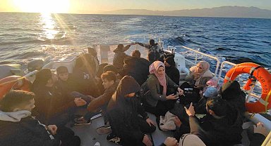 Bodrum'da 57 düzensiz göçmen yakalandı
