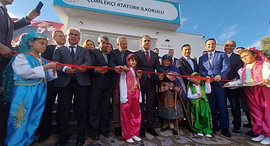 Bodrum'da Çömlekçi Atatürk İlkokulu açıldı