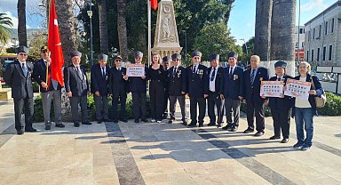 Bodrum'da gaziler terörü lanetledi