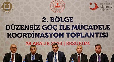 Bölge valileri düzensiz göçle mücadele için Erzurum'da toplandı