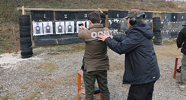 Bolu'da ormancılara silah eğitimi verildi