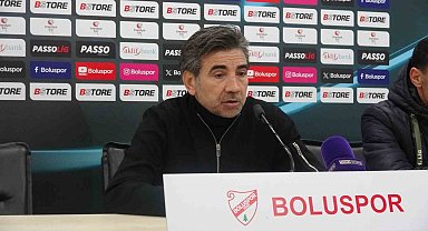 Boluspor - Manisa FK maçının ardından