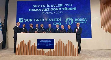Borsa İstanbul'da gong 'Sur Yapı Tatil Evleri GYO' için çaldı