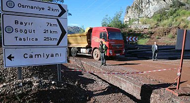Bozburun içme suyu hattının 2 Bin 500 metresi tamamlandı