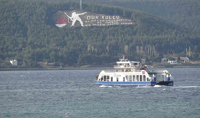 Bozcaada ve Gökçeada'ya yarınki feribot seferlerine fırtına engeli