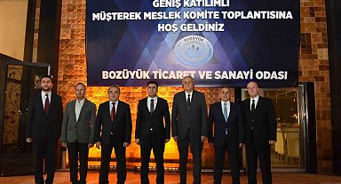 Bozüyük'te Müşterek Meslek Komite Toplantısı yapıldı