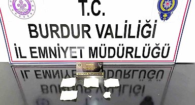 Burdur Emniyeti'nin uyuşturucu operasyonunda 1 şahıs tutuklandı