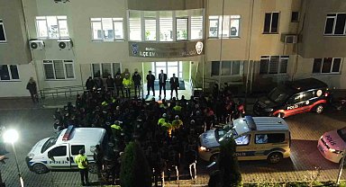 Burhaniye'de şok asayiş uygulamasında silah ve uyuşturucu yakalandı