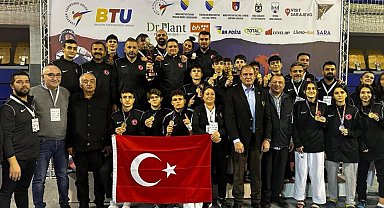 Burhaniyeli tekvandocu Balkan üçüncüsü oldu