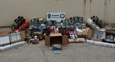 Bursa'da kaçak tütün ele geçirildi