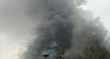 Bursa'da tekstil fabrikasında büyük yangın